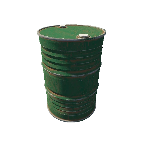 Multiridge _Barrel_Two_Caps_Dirty_Green